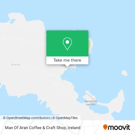 Man Of Aran Coffee & Craft Shop map