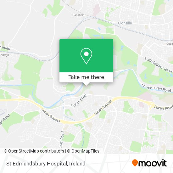St Edmundsbury Hospital map