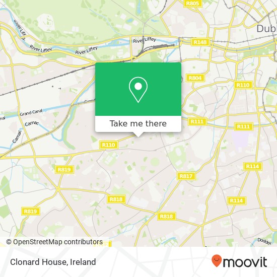 Clonard House map