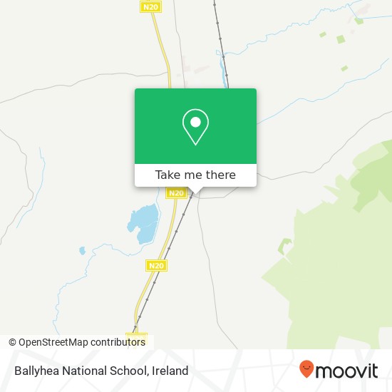 Ballyhea National School map