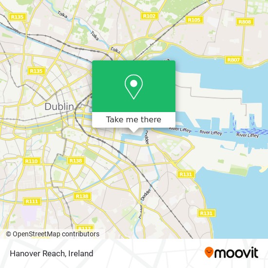 Hanover Reach map