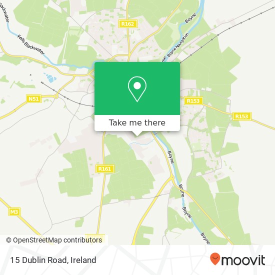 15 Dublin Road map