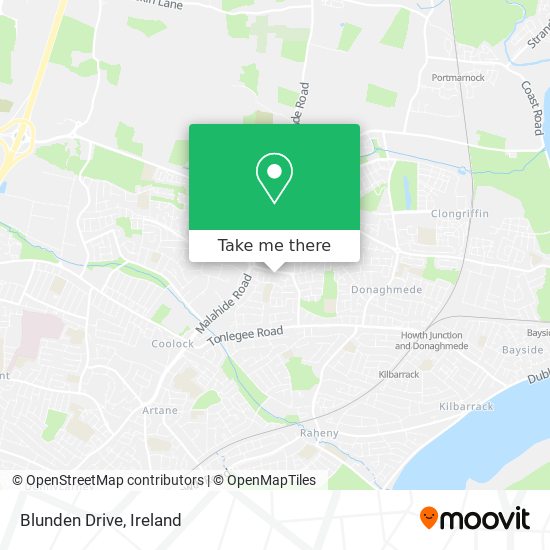 Blunden Drive map