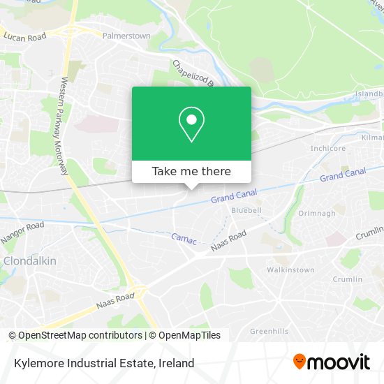 Kylemore Industrial Estate map