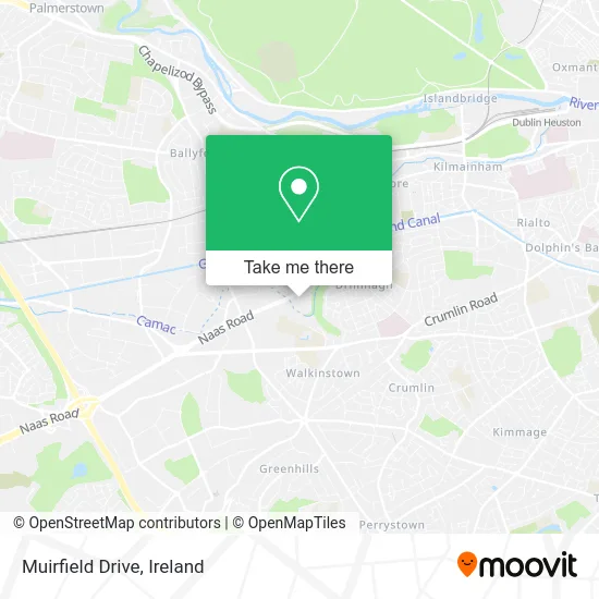 Muirfield Drive map