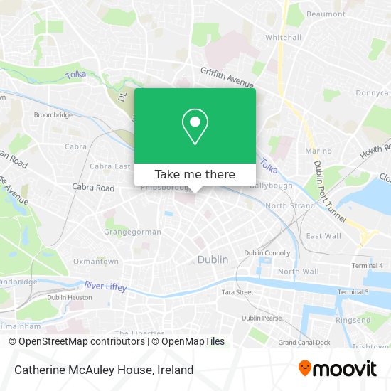 Catherine McAuley House map