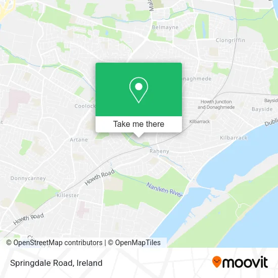 Springdale Road map