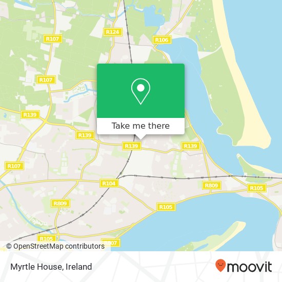 Myrtle House map