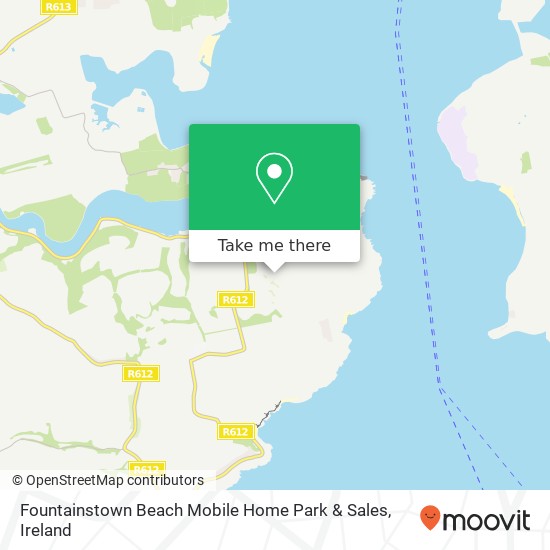 Fountainstown Beach Mobile Home Park & Sales map