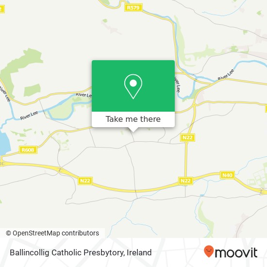 Ballincollig Catholic Presbytory map