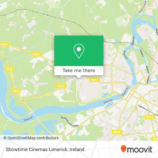 Showtime Cinemas Limerick map