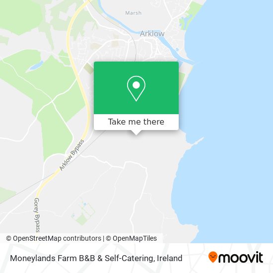 Moneylands Farm B&B & Self-Catering map