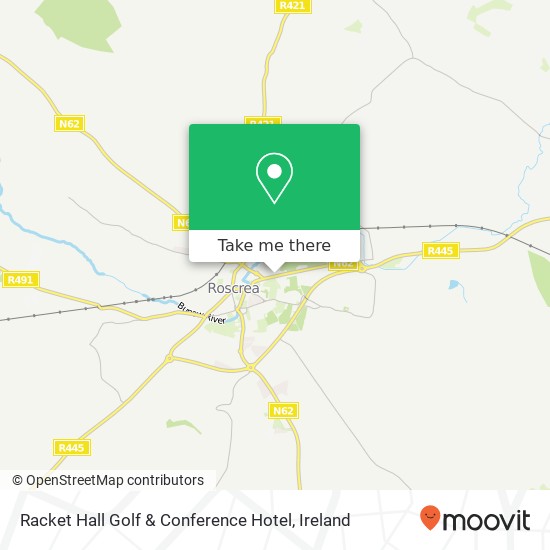 Racket Hall Golf & Conference Hotel map