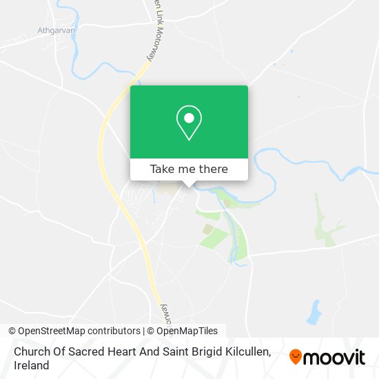 Church Of Sacred Heart And Saint Brigid Kilcullen map