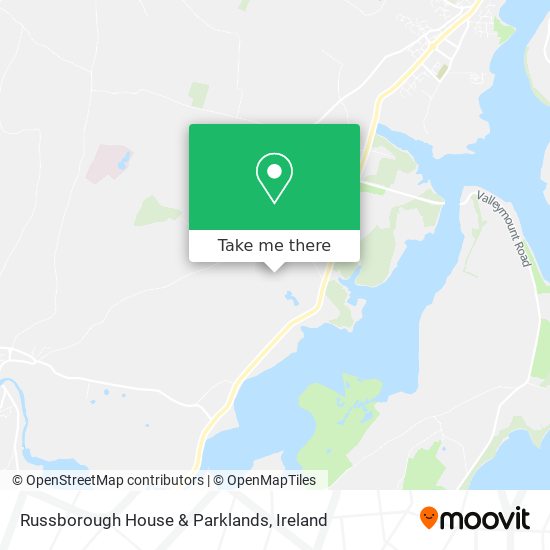 Russborough House & Parklands map
