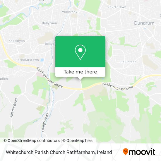 Whitechurch Parish Church Rathfarnham plan