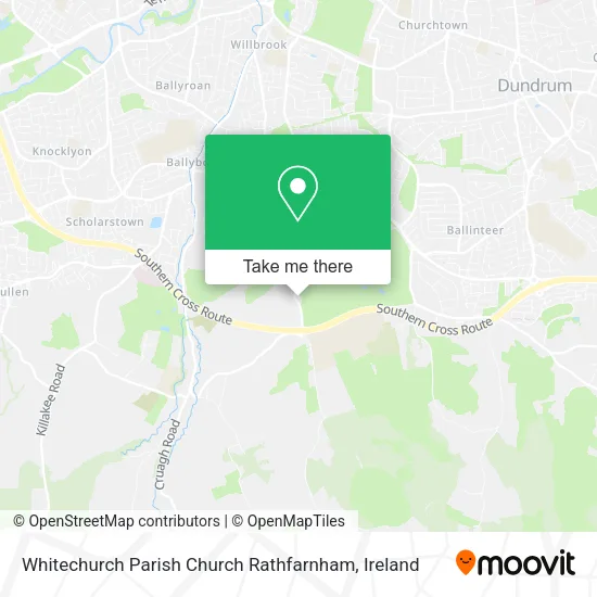 Whitechurch Parish Church Rathfarnham map