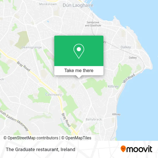 The Graduate restaurant map