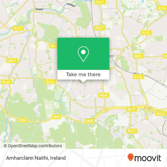Amharclann Naithi map
