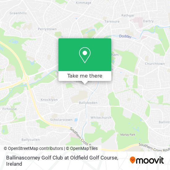 Ballinascorney Golf Club at Oldfield Golf Course map