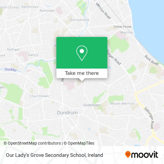 Our Lady's Grove Secondary School map
