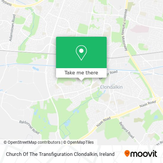 Church Of The Transfiguration Clondalkin map