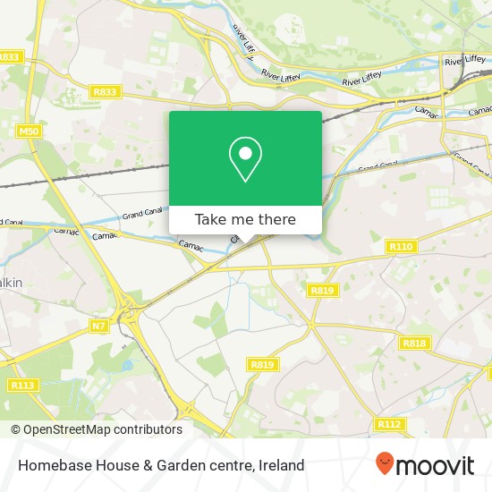 Homebase House & Garden centre map