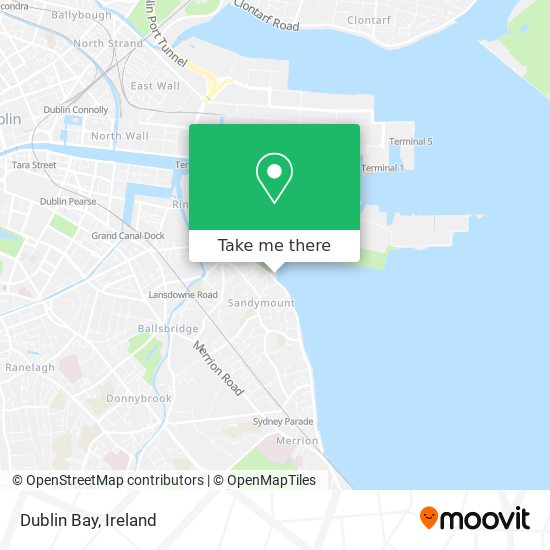 Dublin Bay map