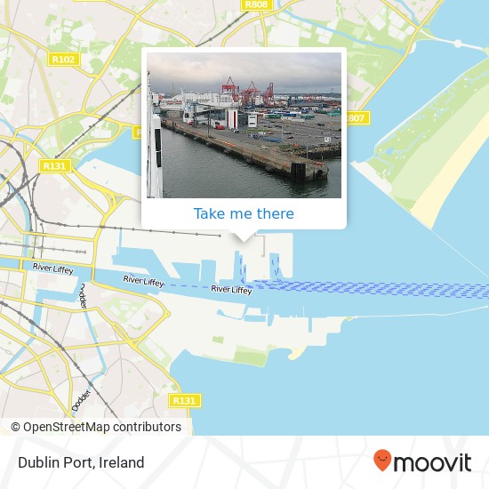 Dublin Port map
