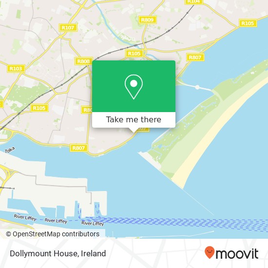 Dollymount House map
