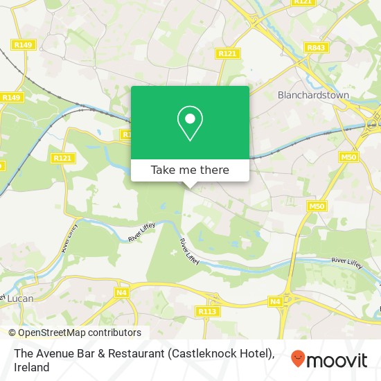 The Avenue Bar & Restaurant (Castleknock Hotel) map