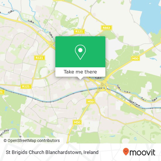St Brigids Church  Blanchardstown map
