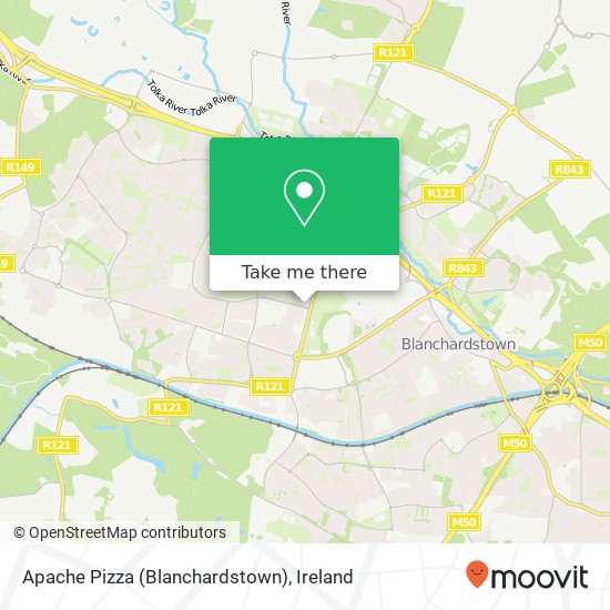 Apache Pizza (Blanchardstown) map