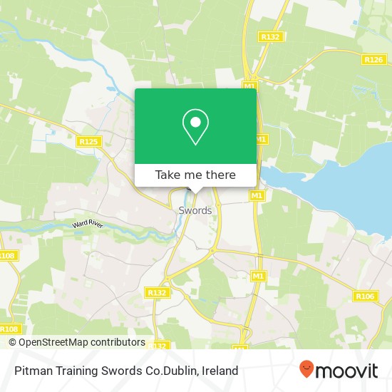 Pitman Training Swords  Co.Dublin map