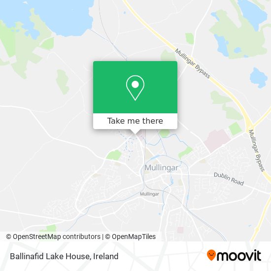 Ballinafid Lake House map