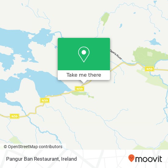 Pangur Ban Restaurant map