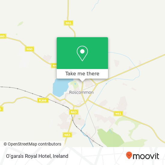 O'gara's Royal Hotel map