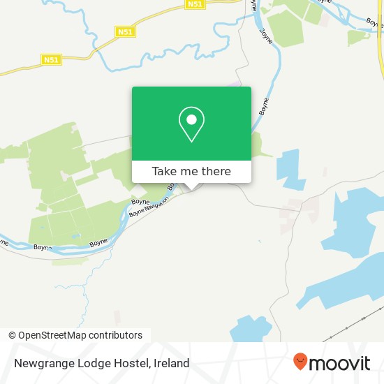 Newgrange Lodge Hostel map