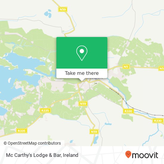 Mc Carthy's Lodge & Bar map