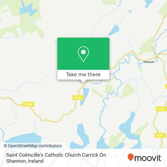 Saint Colmcille's Catholic Church Carrick On Shannon plan