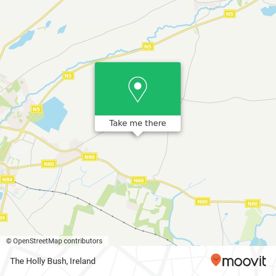 The Holly Bush map