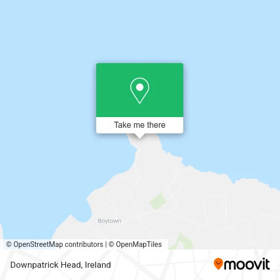 Downpatrick Head map