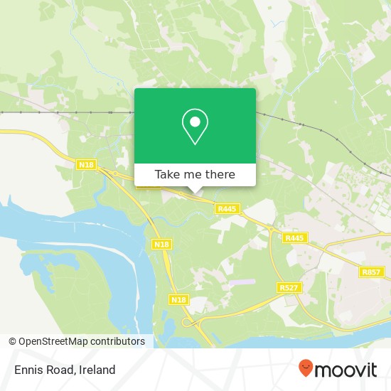 Ennis Road map