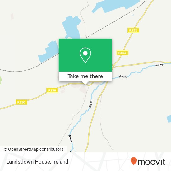 Landsdown House map
