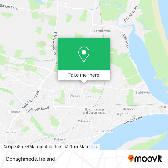 Donaghmede map