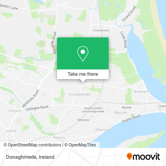 Donaghmede map