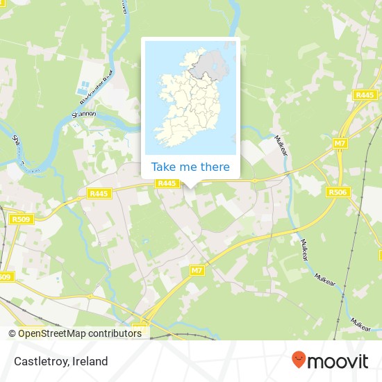 Castletroy map