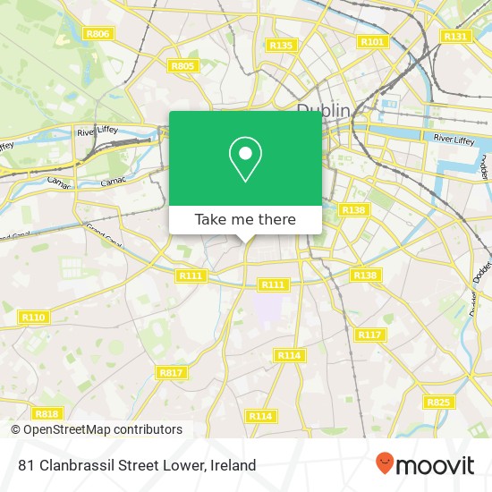 81 Clanbrassil Street Lower map