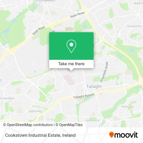 Cookstown Industrial Estate map
