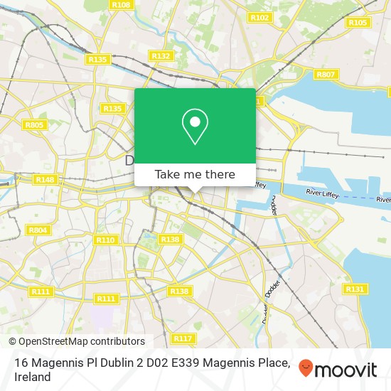16 Magennis Pl Dublin 2 D02 E339 Magennis Place map